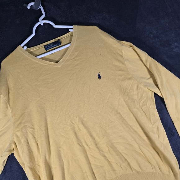 Polo Ralph Lauren Pima Cotton V-Neck Sweater Classic Fit‎ Mens Size XXL - Picture 1 of 7